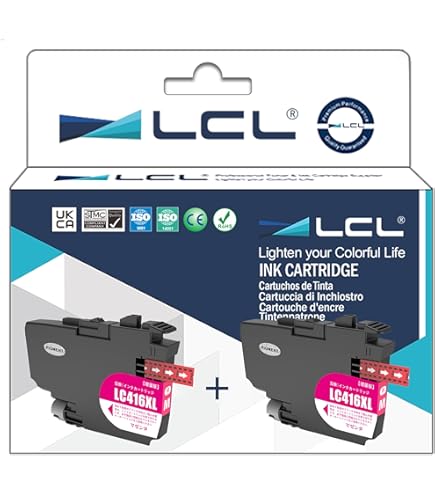 Amazon.co.jp: LCL Brother用 ブラザー用 LC416 LC416C 顔料 (2